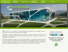 Tablet Screenshot of cima-sas.com